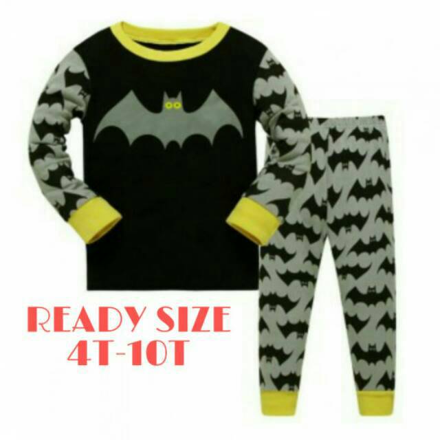 PIYAMA BATMAN / PIYAMA SUPERHERO / BAJU BATMAN / BAJU SUPERHERO / PIYAMA GAP