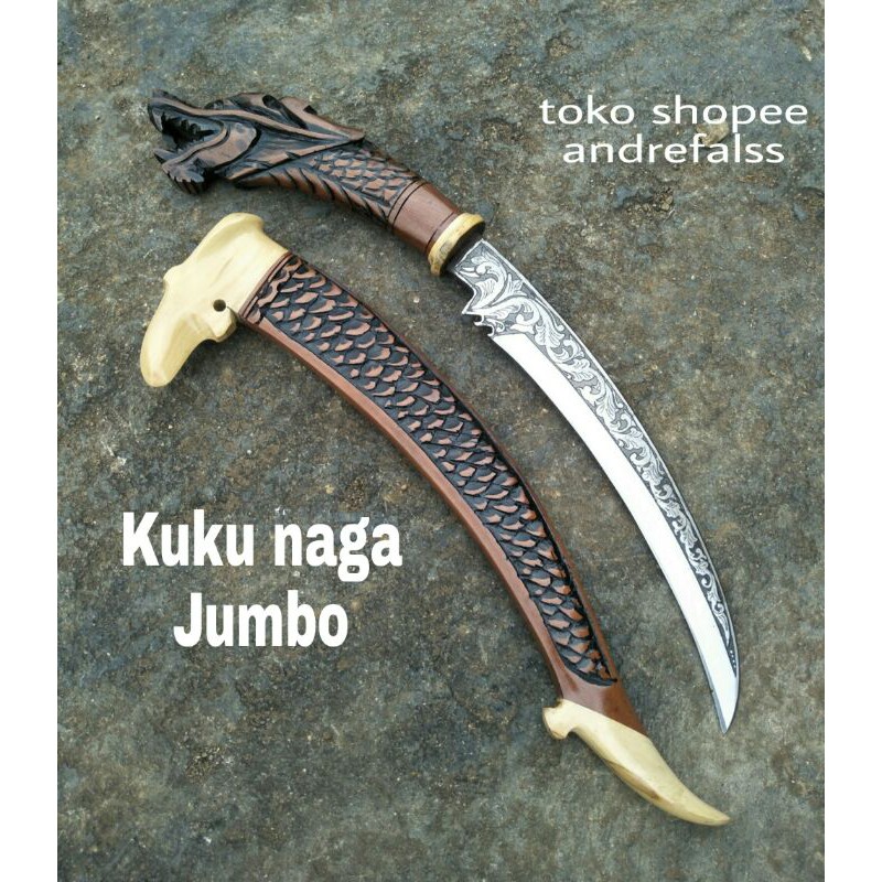 Kuku Macan Nagaa Krambit Ukir Jumbo Karambit Minang Shopee Indonesia