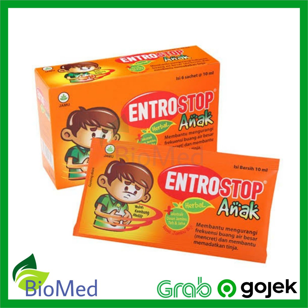 ENTROSTOP ANAK - Entro Stop Sakit Perut Anak Diare Mencret BAB Cair