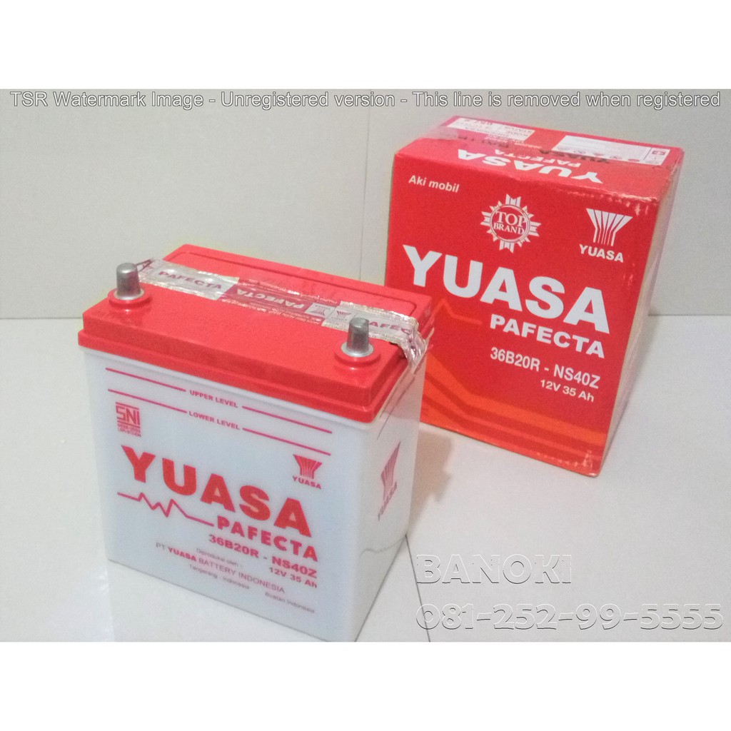 Aki mobil Yuasa NS40Z