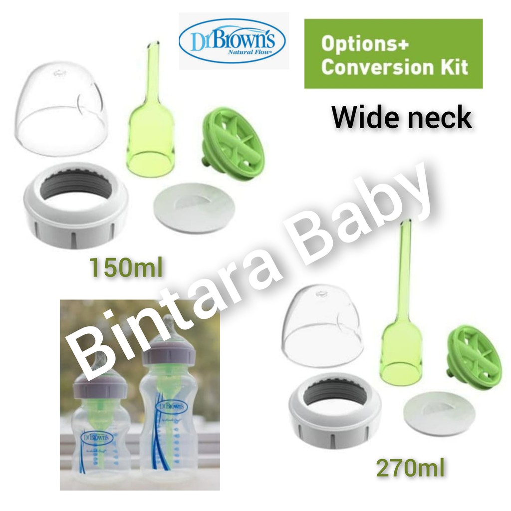 Dr Browns Tutup Botol Ring Vent Reservoir Sparepart Dr Browns Conversion Kit wide neck leher botol options+