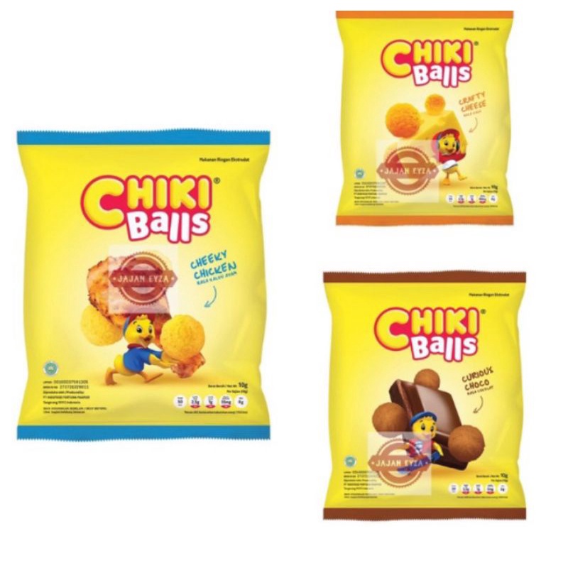 

CHIKI BALLS AYAM, COKLAT, KALDU AYAM, KEJU / CHIKI NET BBQ, POTATO BBQ / CHIKI PUFFS CHEESE