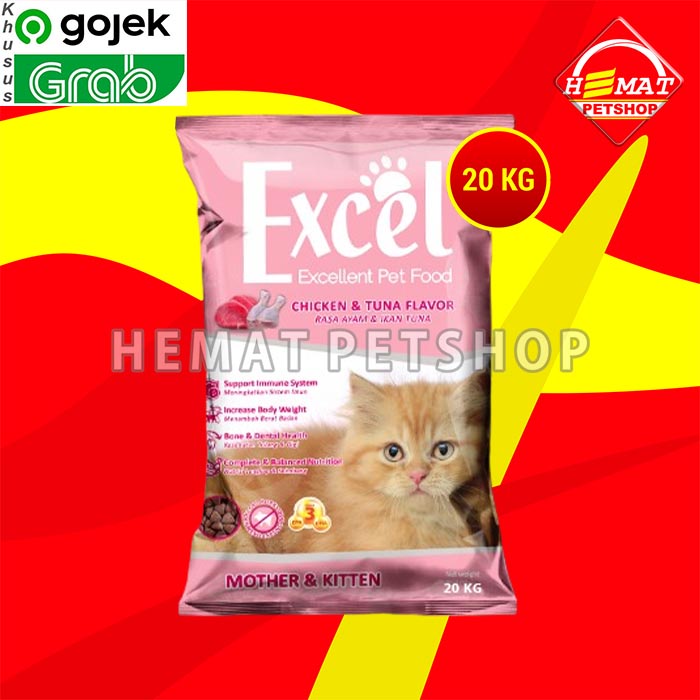 [GOSEND] Makanan Kucing / Cat Food Excel 20 kg