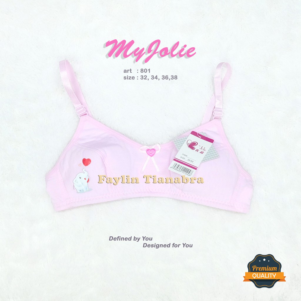 MyJolie | BRA Pelajar Tahap 1 TANPA BUSA / BH Pelajar Tahap 1 NON BUSA / art Jo 801P