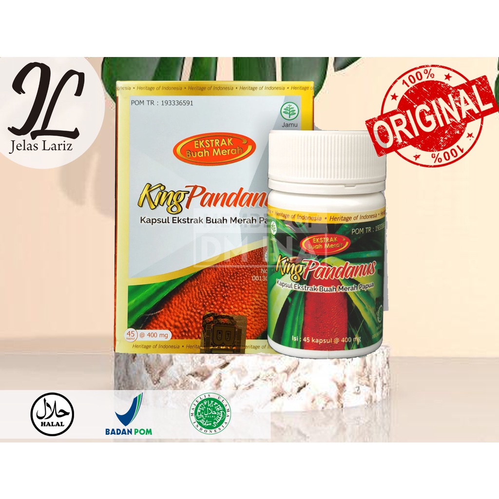 KING PANDANUS I HERBAL I BUAH MERAH PAPUA I OBAT DIABETES I OBAT DARAH TINGGI I BPOM | KING PANDANUS