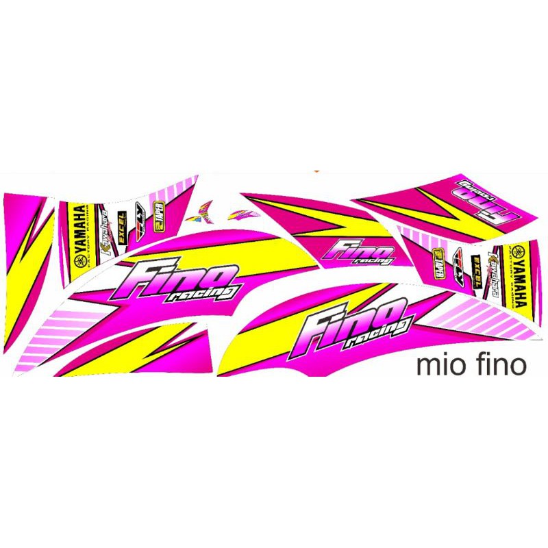 Stiker Fino Lama Karbu Variasi Striping Sticker Skotlet Scotlite Body Motor Lis List Body Li Liss