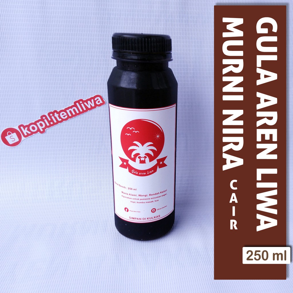 

GULA AREN LIWA MURNI DARI NIRA - 250 ml (cair)