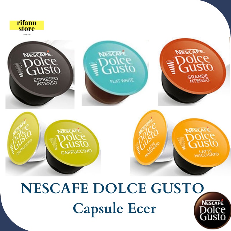 

Nescafe Dolce Gusto Capsule Eceran Mix Rasa Original NDG