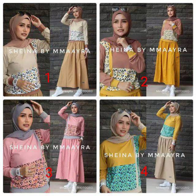 Gamis trendy - dress - syar'i - Sheina Set By MmaayRa