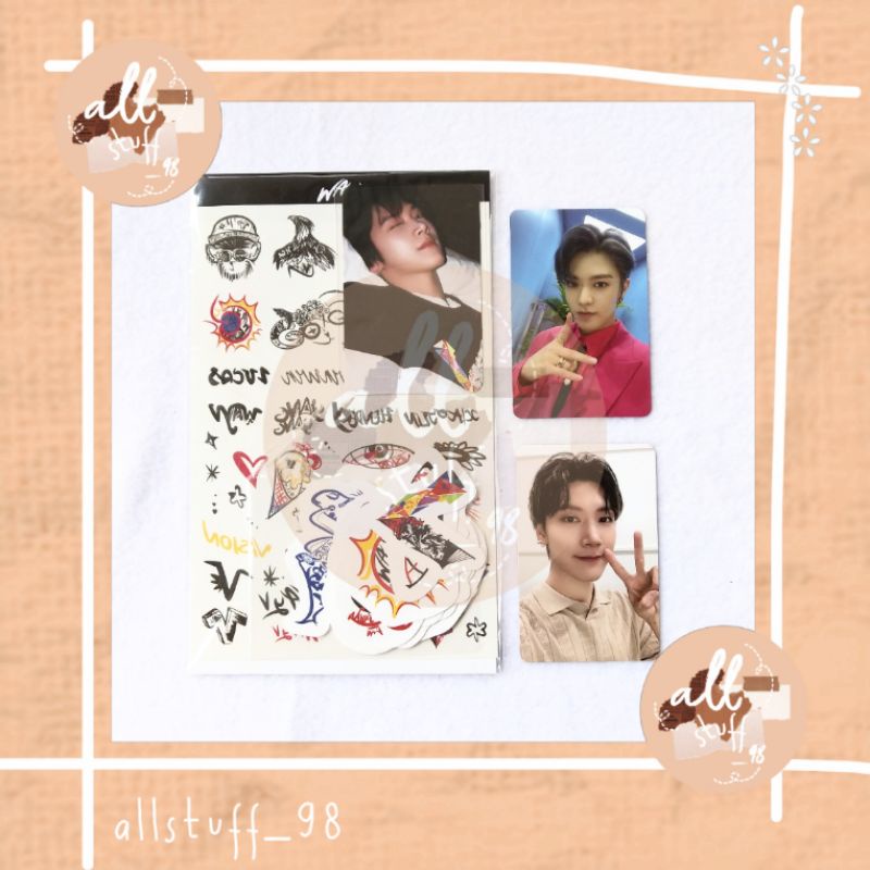 Tatto Luggage by Ten Sealed + Pc Yuta dan Pc Ten