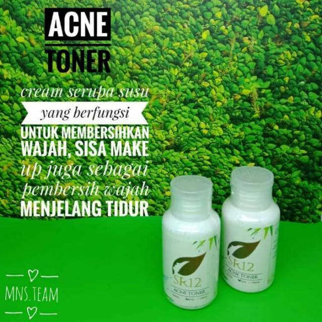 Pembersih Make up acne toner SR12 BPOM ORIGINAL