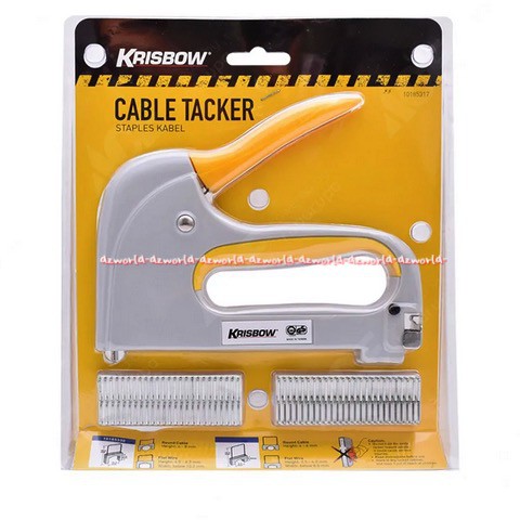 Krisbow Cable Tacker Staples Kabel Alat Penembak Streples Untuk Kabel Kris Bow Steples