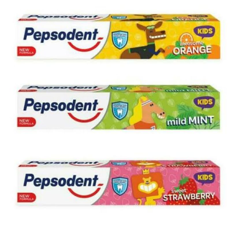 Pepsodent Kids Toothpaste 50gr - Pepsodent Pasta Gigi Anak - Odol - Tooth Paste Kids