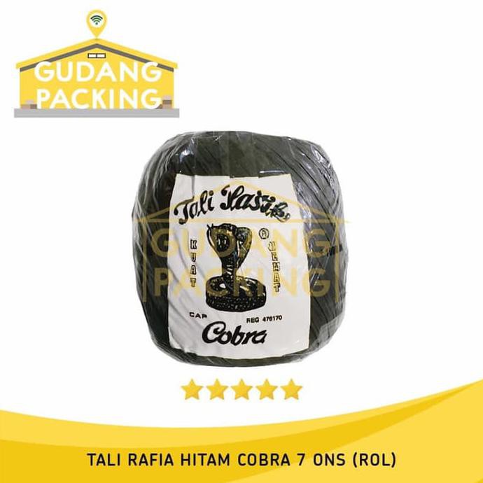 

Populer] Tali Rafia Hitam Cobra 7 Ons @Rol