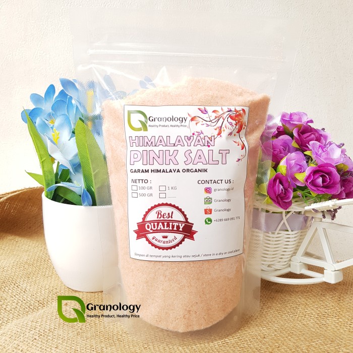 

Siap Kirim Organic Himalayan Pink Salt / Garam Himalaya (1 Kilogram) By Granology