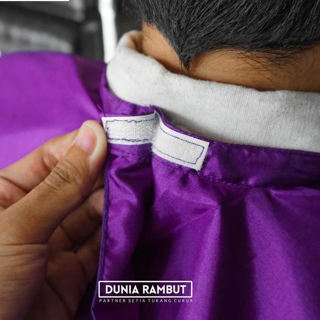 Ready CAPE / KEP / KAIN KIP / SARUNG CUKUR POTONG BARBER SALON S  - Biru M0H »