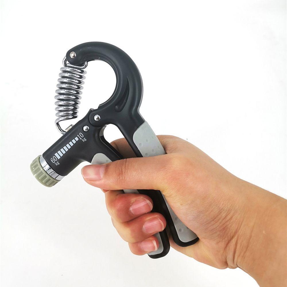 Lanfy Counting Hand Gripper Pinch R-Shape Adjustable Muscle Training Forearm Berolahraga Penguat Jari Gym Trainer Fitness Alat Pelatihan Otot Pergelangan Tangan Penguat Gripper