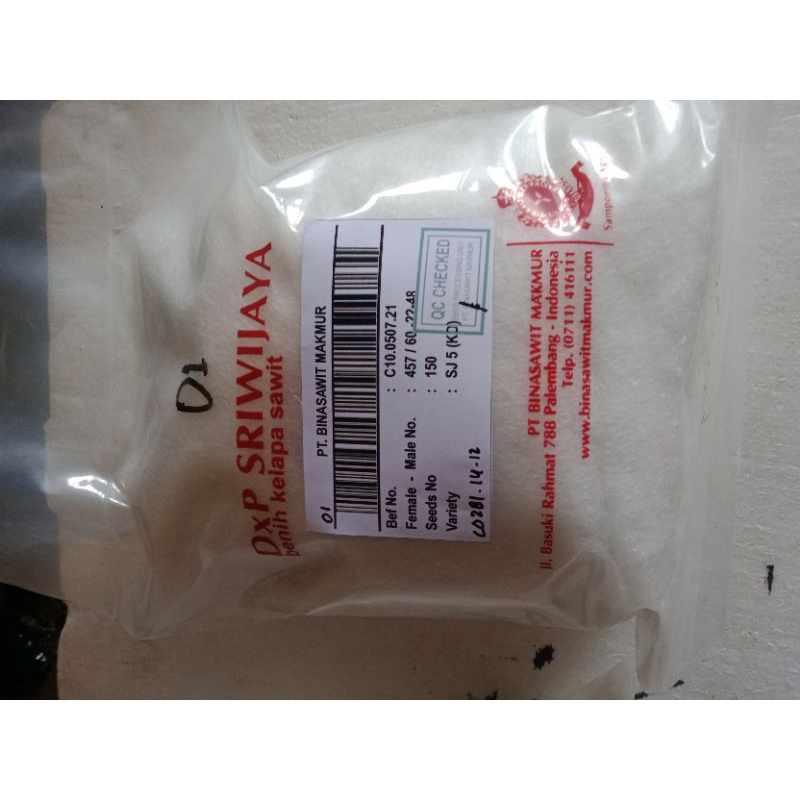 Bibit unggul jaya Sriwijaya 6