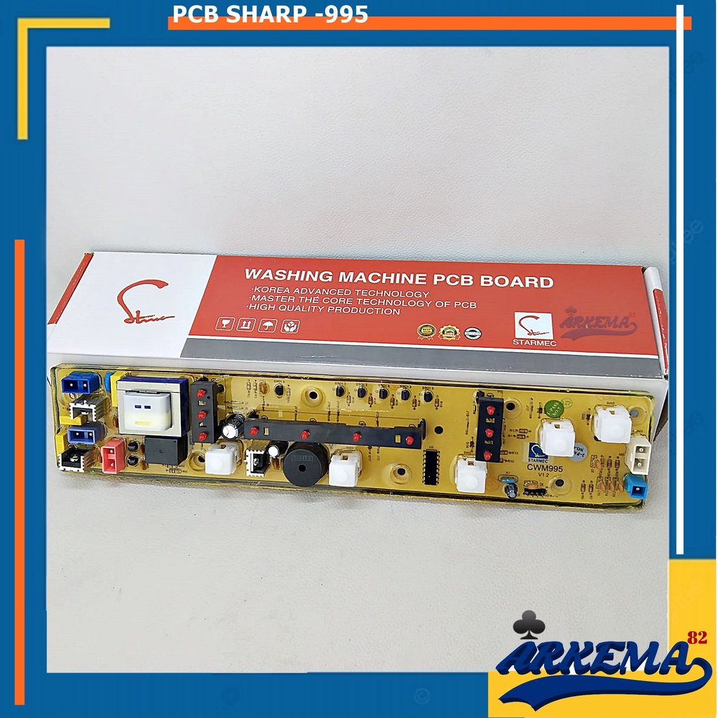 MODUL PCB MESIN CUCI SHARP ES-F800H ES F800H / ESF800H ESF850H / B / S ( 45-995 )