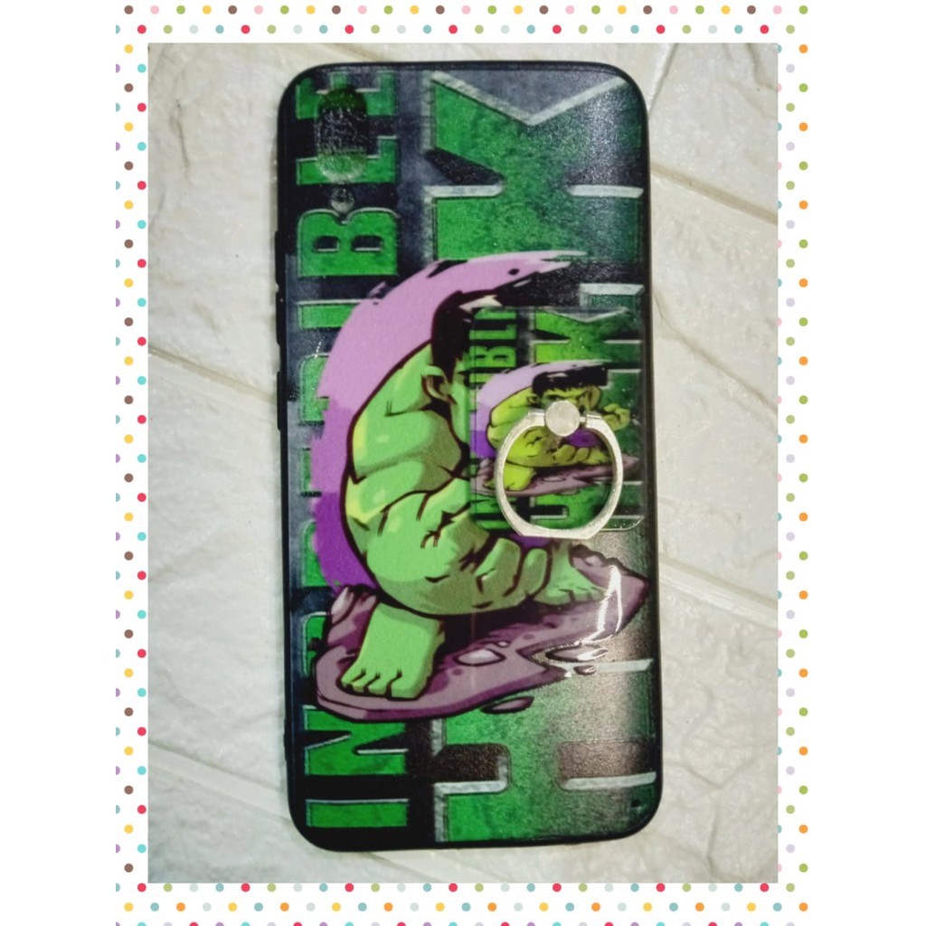 Case VIVO V11+Iring motif kartun Hulk dan Thor