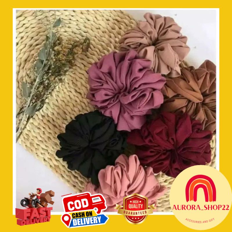 [COD] Ikat Rambut Scrunchie / Scrunchie Hijab Cepol Jumbo Medium / Scruncie / Kunciran Rambut