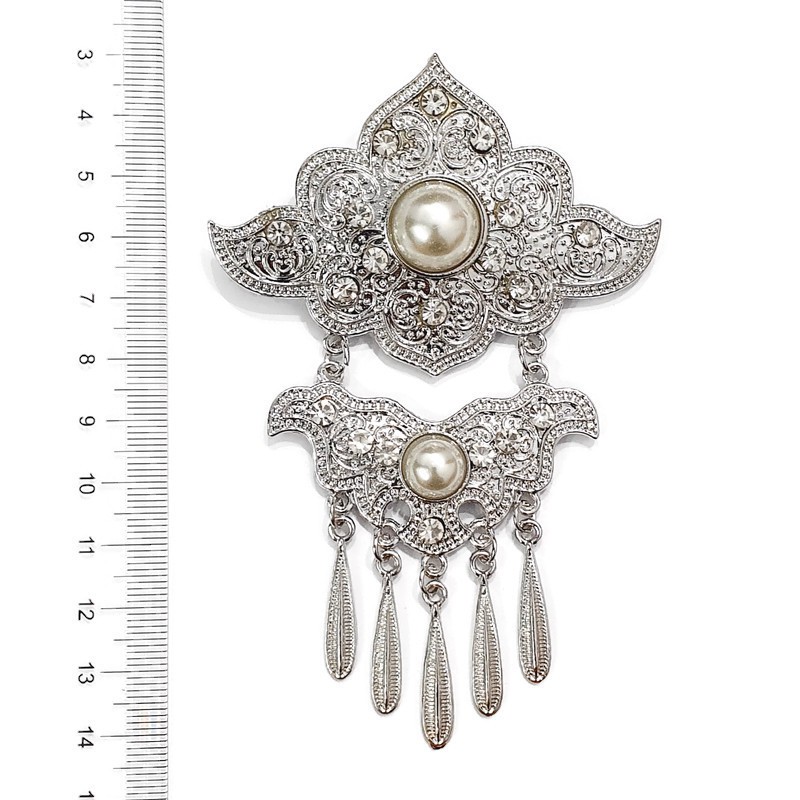 Bros Kebaya Etnik Kutubaru Susun 2/Bros Pesta Hijab Tingkat Tumpuk Yogja-New A Silver