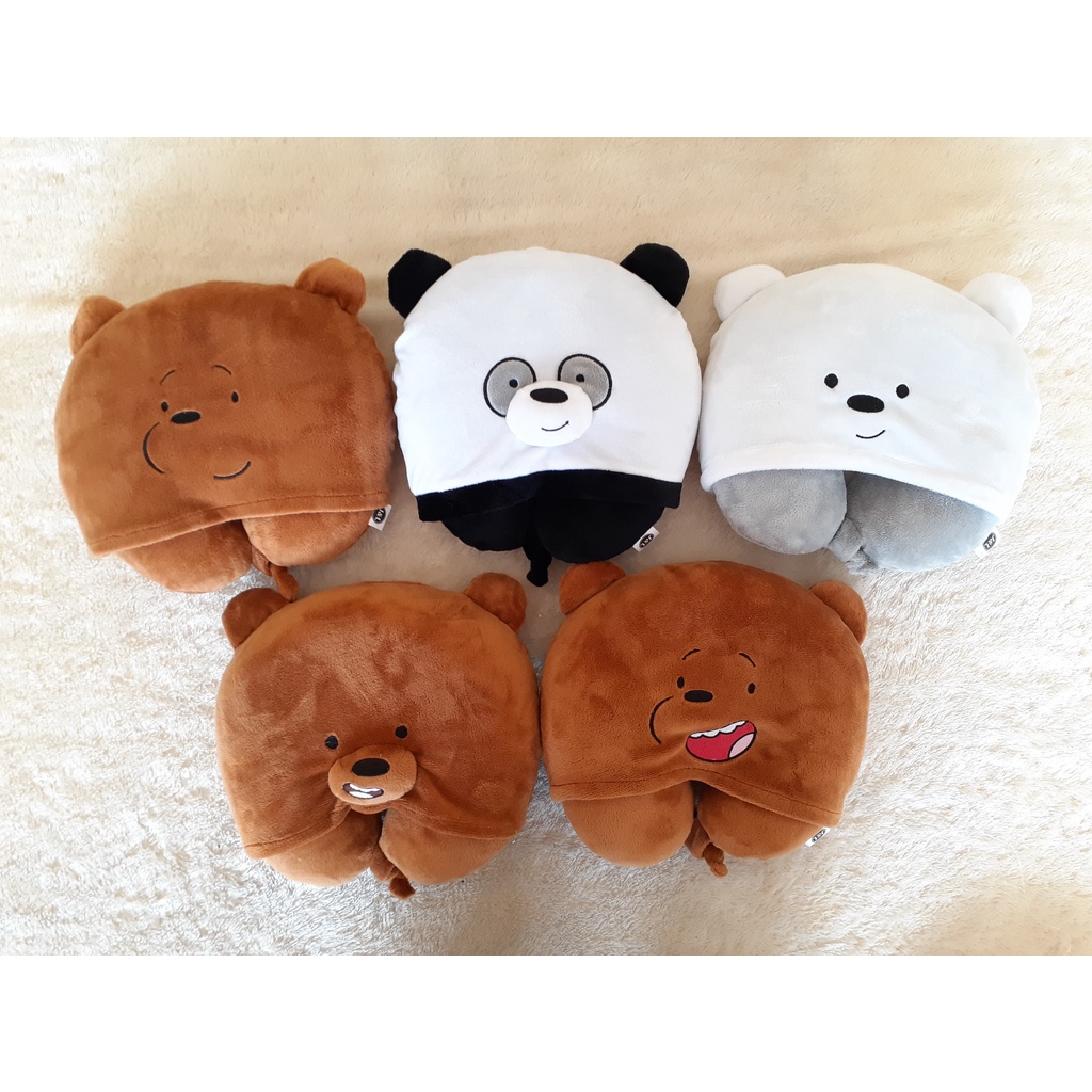 Hoodie Panda&Friends , Bantal leher topi Panda & Friend , Hoodie Panda&friends