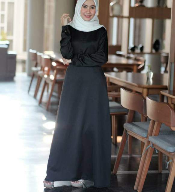 GAMIS POLOS BUSUI L XXL JUMBO BUSUI BASIC DRESS GAMIS POLOS GAMIS BUSUI