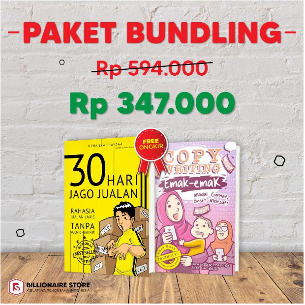 Buku Dewa Eka Prayoga 30 Hari Jago Jualan Dan Copywriting Emak Emak Dapat 2 Buku Shopee Indonesia