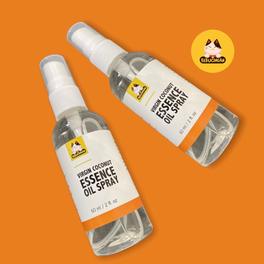 VCO PURE SPRAY Obat Scabies Jamur Koreng Kucing Anjing Kekucingan Minyak Kelapa Vitamin Bulu 60ml