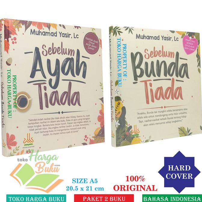 

Paket 2 Buku Sebelum Bunda Tiada dan Sebelum Ayah Tiada PAS Star Seller Termurah