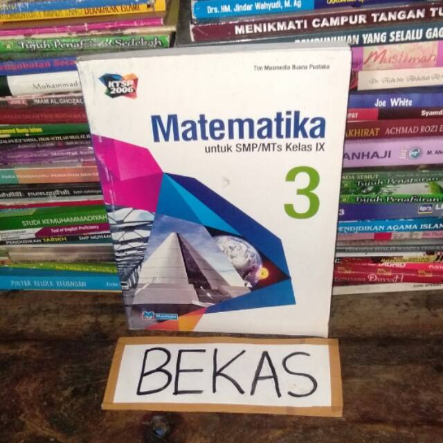 Matematika Kelas 9 Ix 3 Smp Masmedia Ktsp 2006 Shopee Indonesia