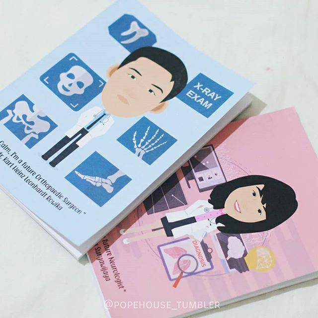 

Notebook softcover A5 custom karikatur (bisa pake foto kalian sendiri)