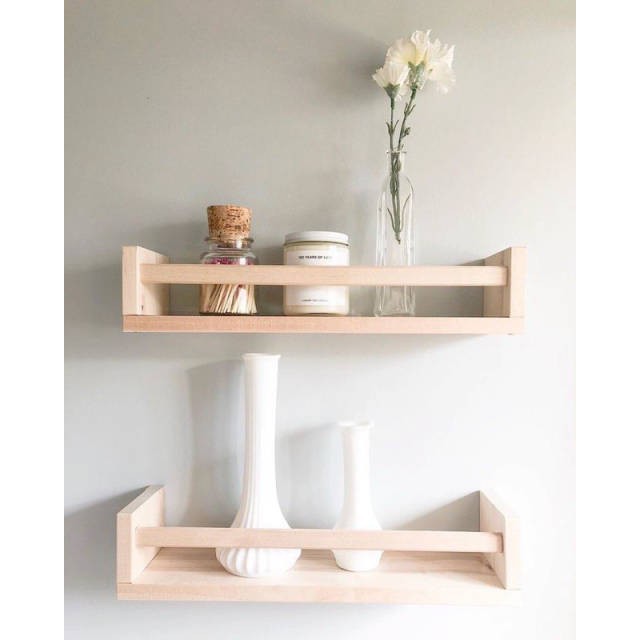 Rak Dinding Rak Bumbu Rak Make Up Rak Buku Rak Serbaguna Rak Tempel Dinding Rak Kayu Jati