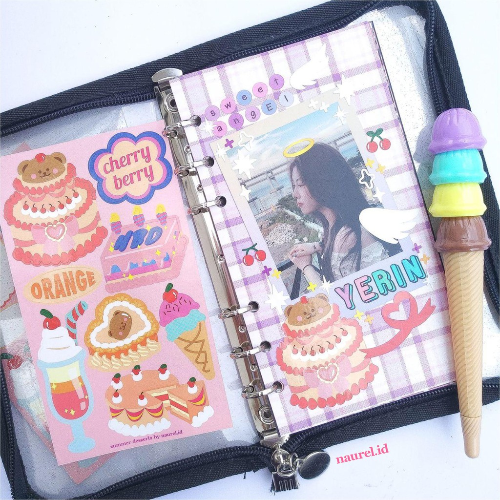 

[Naurel.id] Summer Desserts Deco Stickers for Polco/Journal/Planner