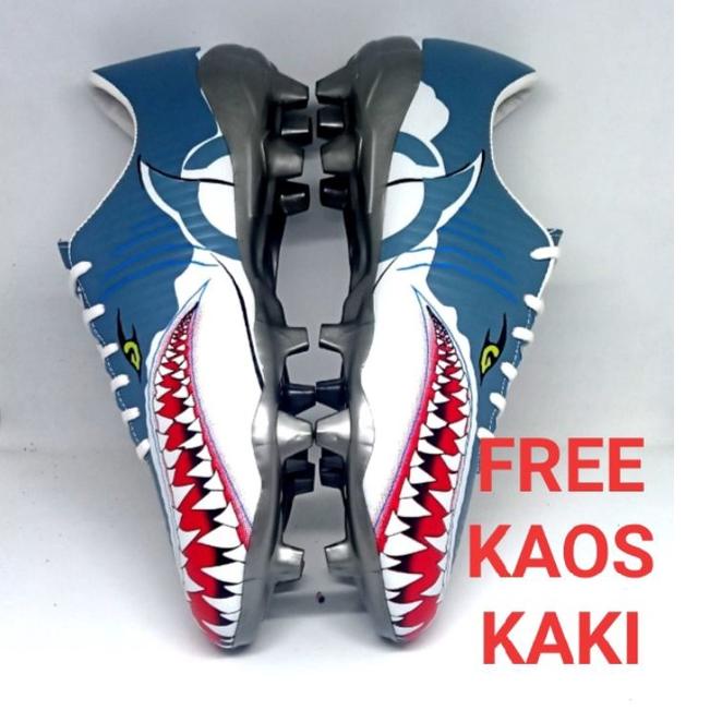 Keluaran Terbaru.. sepatu bola ortus catalyst requin..sepatu ortus hiu murah berkwalitas