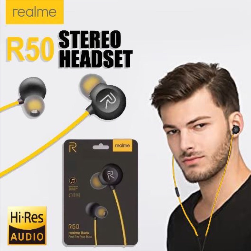 GROSIR TERMURAH HEADSET REALME R50/R40/R89/R92/R34/R20/R21/R38/TA-019/Buds MA11/Buds X1/Realme C2/MA30/R106/BUDS7/Buds 102/Handsfree Realme SUPERBASS STEREO HEADSET MUSIC SOUND/R88