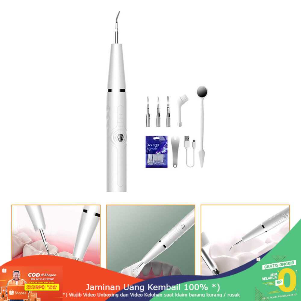 (BISA COD) RVOSTR Funtooth Pembersih Karang Gigi Ultrasonic Calculus Remover JYQ-002