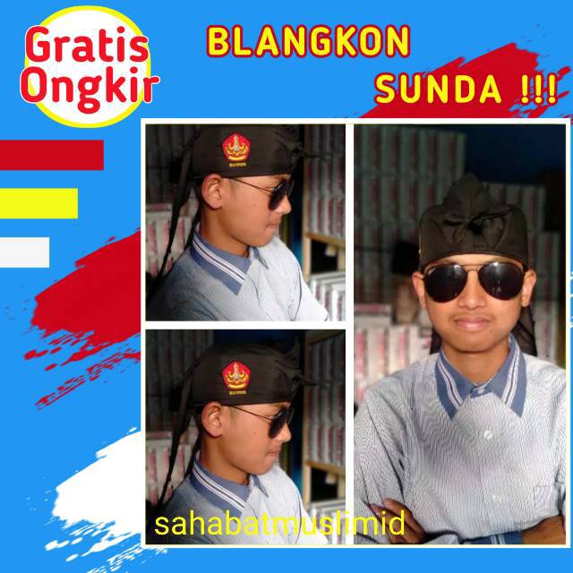 Belangkon Ikat Bordir Banser Blangkon Sunda Iket Sunda Banser Totopong Udeng Sunda Banser