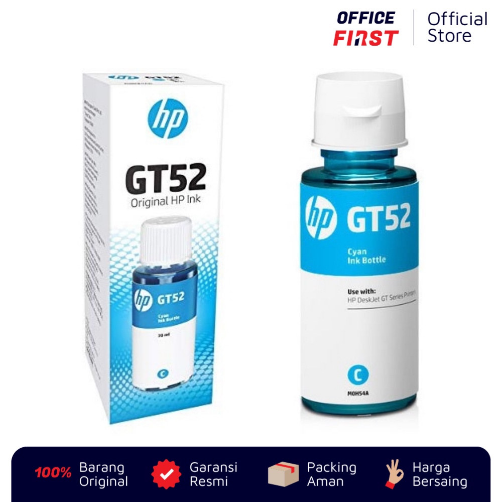 Tinta HP GT52 Color Warna / Printer GT5810 GT5820 115 315 415 319 419