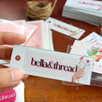 

(P9P1) Hangtag Label Baju Dll + Tali 100pcs //Tidak@mahal