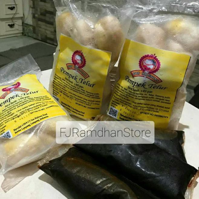 

Pempek Telur/Kapal Selam Mini Son H Sony Lampung +-450 Gram