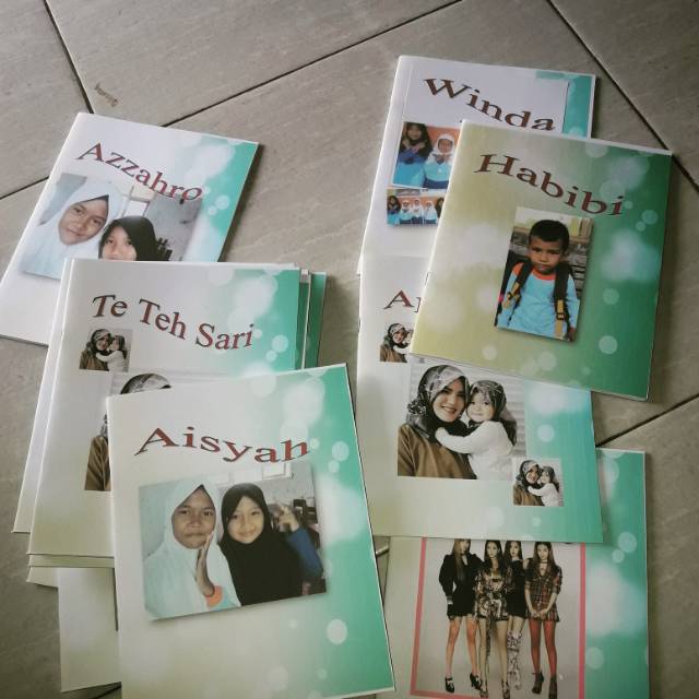 

Buku tulis gambar photo sendiri