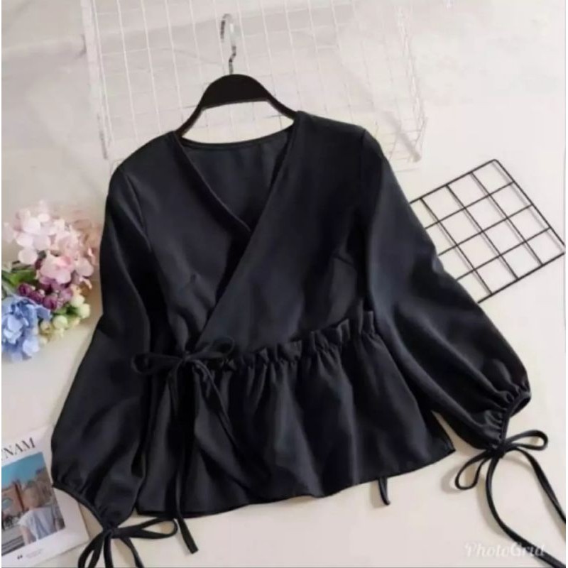 MELISA BLOUSE/atasan termurah/atasan terbaru/blouse lucu