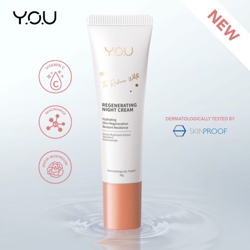 NEW !!! YOU RADIANCE WHITE SERIES (DAY,NIGHT,FACIALFOAM,SERUM,TONER)