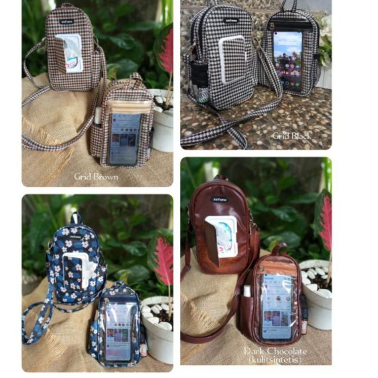 (Big sale) Tas Slempang Wanita Tas New Normal 6 in 1 Kekinian ➝