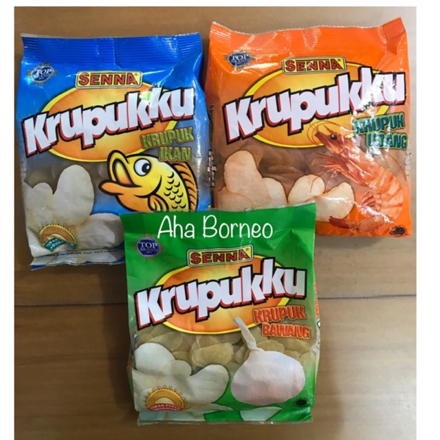 

Senna Krupukku Ikan Udang Bawang 200gr / Kerupuk Ikan / Kerupuk Udang SENNA Hala