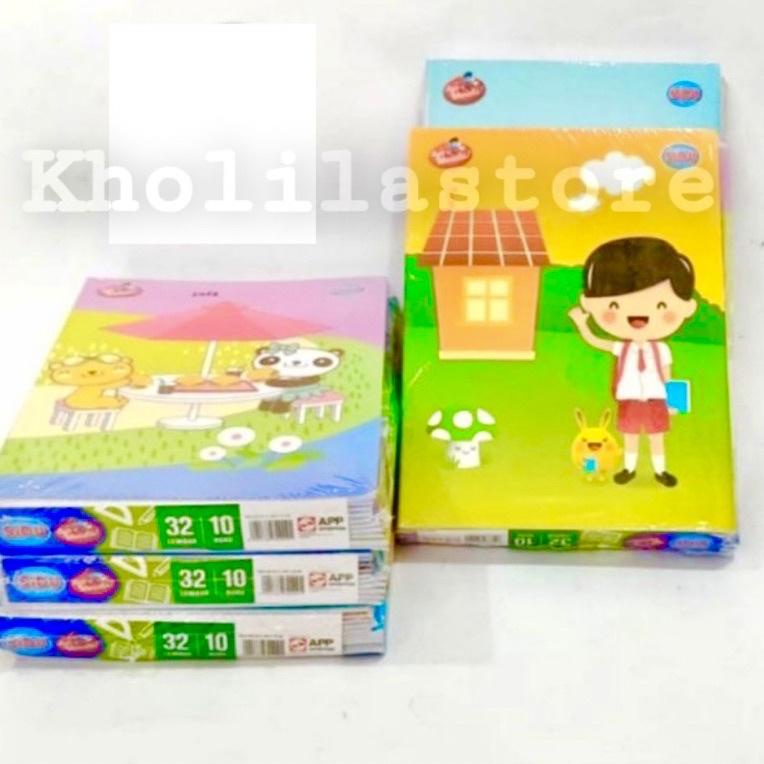 

(A6V9) ☆ Buku Tulis SIDU 32 lembar isi 10 pcs //Produk@terpilih