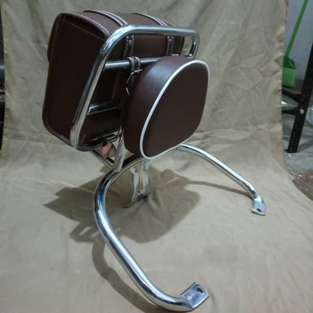 Backrack vespa LX.S plus tas / aksesoris vespa