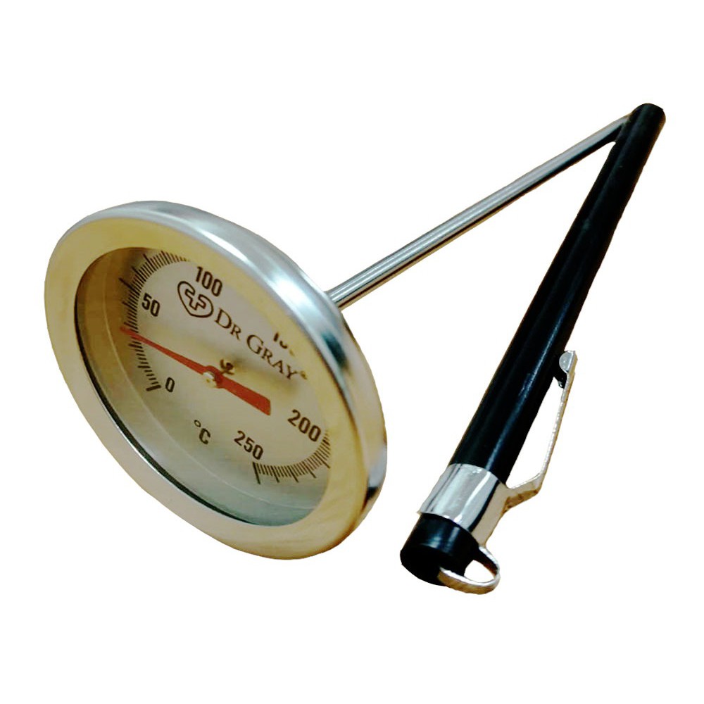 [GRAY.STORE178] Termometer Makanan Analog Kopi Susu Teh Minyak Thermometer Stainless Coffee Milk Air DR GRAY - TMA1